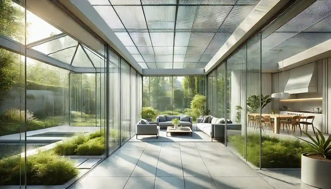 How Sandblasted Glass Enhances Privacy and Reduces Glare in Conservatories